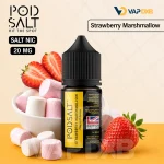 Pod Salt 30ml Salt Nic 20mg E-Liquid – Strawberry Marshmallow