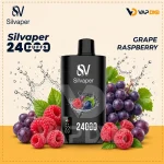 Silvaper 24000 Puffs Grape Raspberry