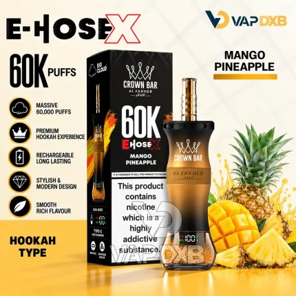 al-fakher-crown-bar-e-hose-x-hookah-Mango-Pineapple