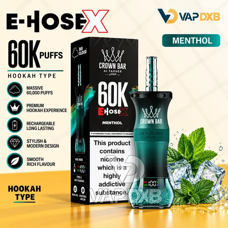 al-fakher-crown-bar-e-hose-x-hookah-shisha-Menthol